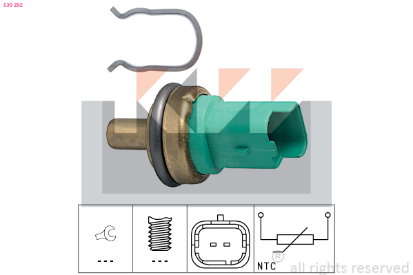 Senzor,temperatura ulei 530 292 KW